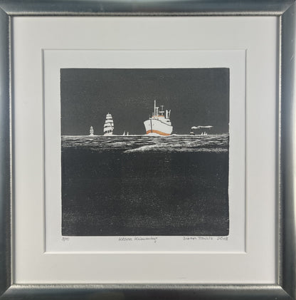 Tautz, Dieter, Klaar Kimming, 30 x 30cm, 3/10, Farbholzschnitt