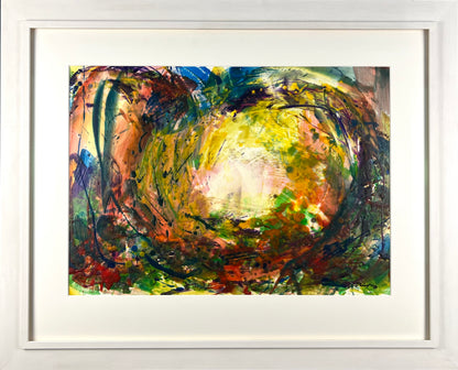 Rieger, Klaus Ulfert, Strudel, 48,5 x 68cm, Enkaustik