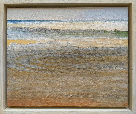 Rasch, Folkert, Kleine Untiefe IV, Öl auf Leinwand, 25x30 cm