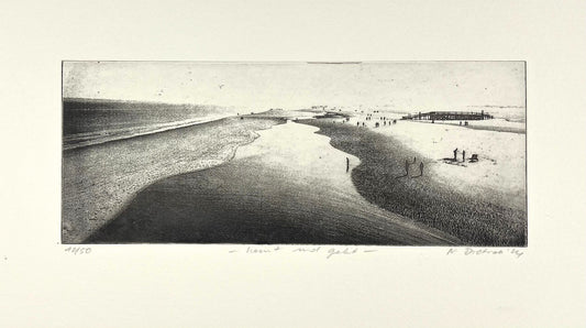 Dietrich, Nadine, Kommt und geht, 11 x 27,5cm, 11/50, Photopolymer Etching