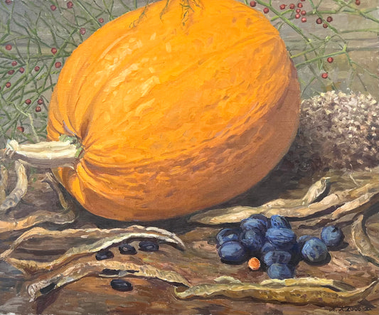 Störtenbecker, Nikolaus, Kürbis, 60 x 50cm, Öl auf Leinwand, 2006