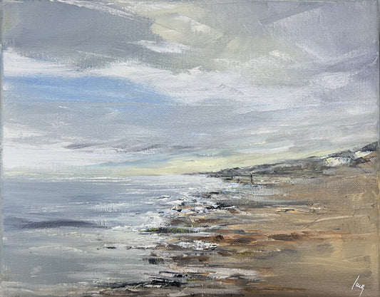 Ramm, Ines, Küstenhimmel, 24 x 30cm, Ölgemälde