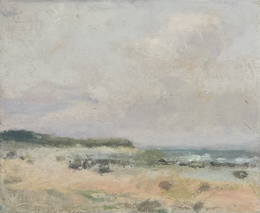 Feyen, Harald, Küstenlandschaft II, 19 x 23cm, Ölgemälde