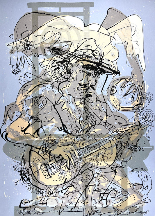 Büttner, Feliks, La Palma, 78 x 56cm, e.a., Siebdruck, 2020