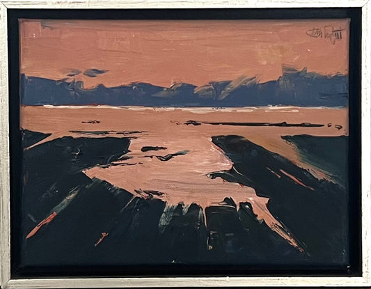 Tegtmeier, Claus, Lahnungsfelder, Nr. 919, 18 x 24cm, Öl auf Leinwand