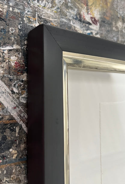 Beckmann, Otto, Landschaft am Fluß, 17 x 12cm, Lithografie