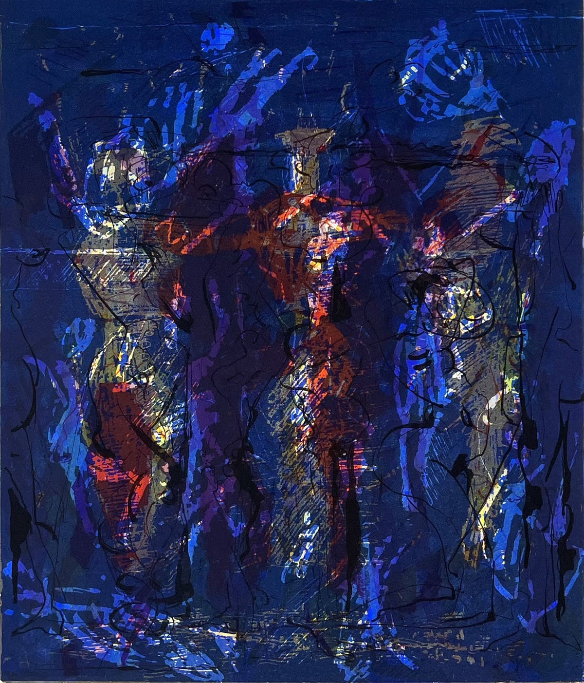 Dress, Andreas, Lavendel (11), 39 x 33cm, Siebdruck, 1994