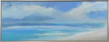 Leander, Eternal Island, 60 x 160cm, Öl auf Leinwand