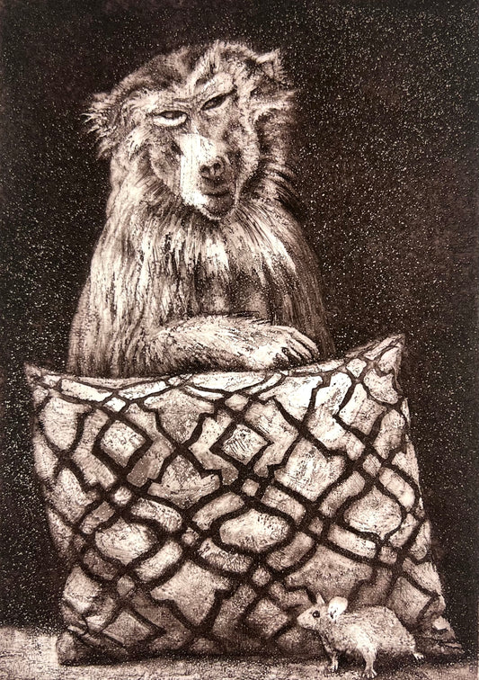 Leiß, Levke Anna, Ungleiches Spiel, 21 x 15cm, 19/25, Farbradierung
