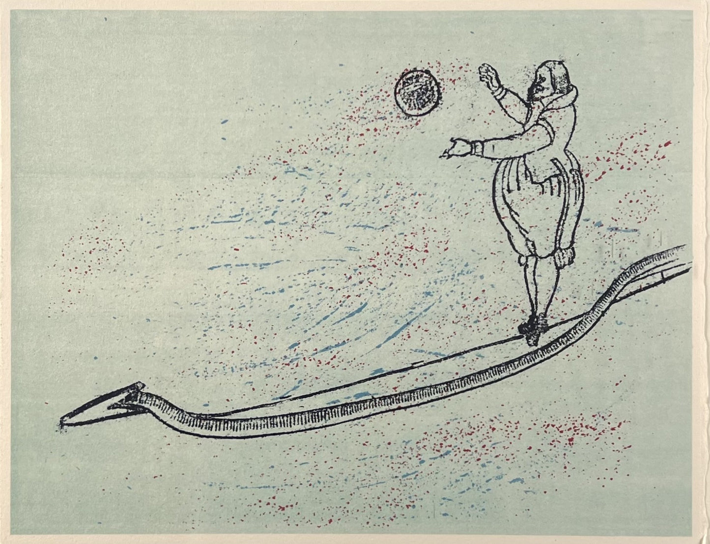 Ernst, Max, Lewis Carrolls Wunderhorn, 14 x 23cm, Lithografie, 1970