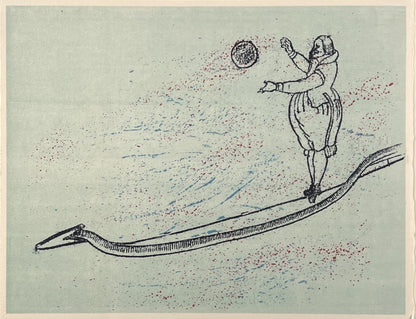 Ernst, Max, Lewis Carrolls Wunderhorn, 14 x 23cm, Lithografie, 1970