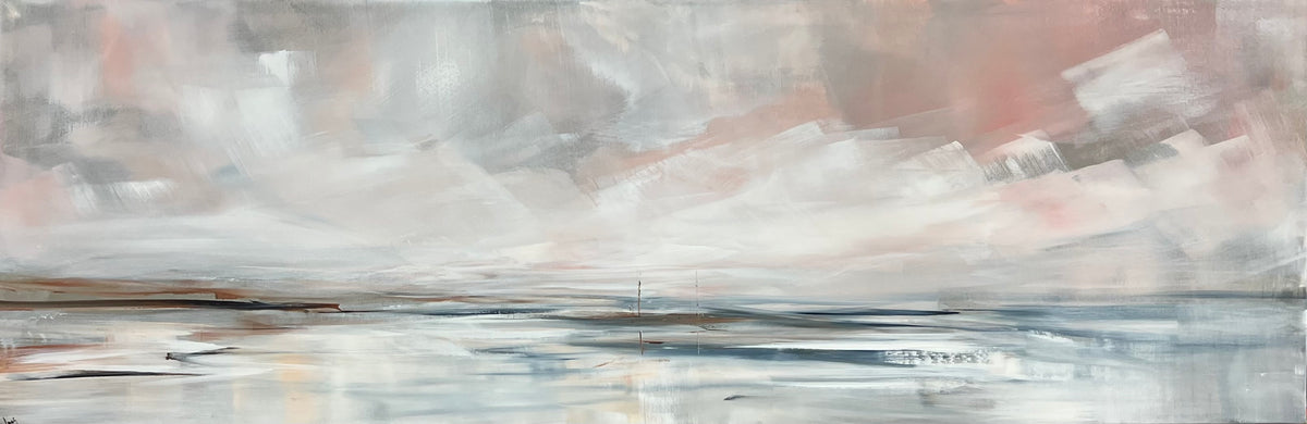 Ramm, Ines, Lichtgezeiten II, 60 x 180cm, Acryl