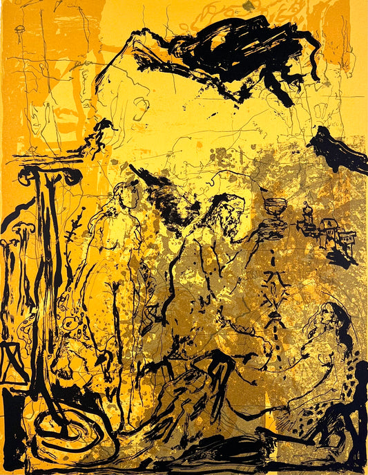 Schult, Frank, Lot und seine Töchter, 39 x 30cm, Siebdruck, 2003
