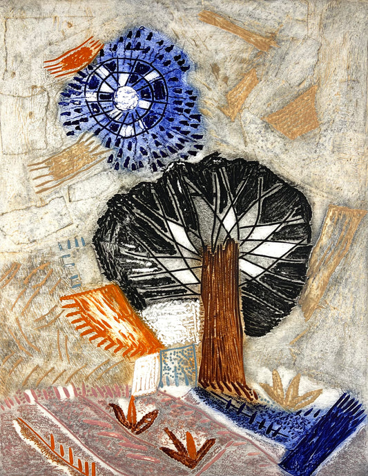 Louttre, Bernard, Carnaval, 63 x 49cm, 14/60, Carborundum-Radierung