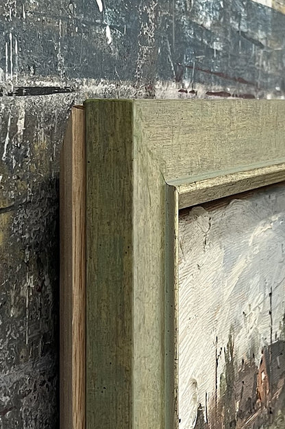 Meinel, Mathias, Am Deich, 30 x 24cm, Öl auf Leinw., 2026