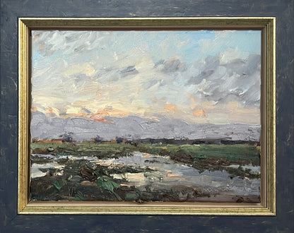 Meinel, Mathias, Nach dem Regen, 30 x 40cm, Öl auf Leinw., 2025