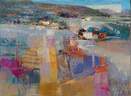 Malfer, Mario, Winter im Süden, 30 x 40cm, Öl auf Leinwand
