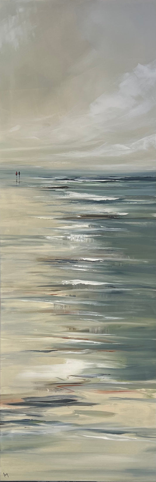Ramm, Ines, Meermagie III, 150 x 50cm, Acryl