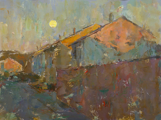 Wirtz, Björn, Im Mondaufgang II, 30 x 40cm, Ölgemälde