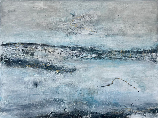 Jacobsen, Petra, Morgendunst, 120 x 90cm, Mischtechnik