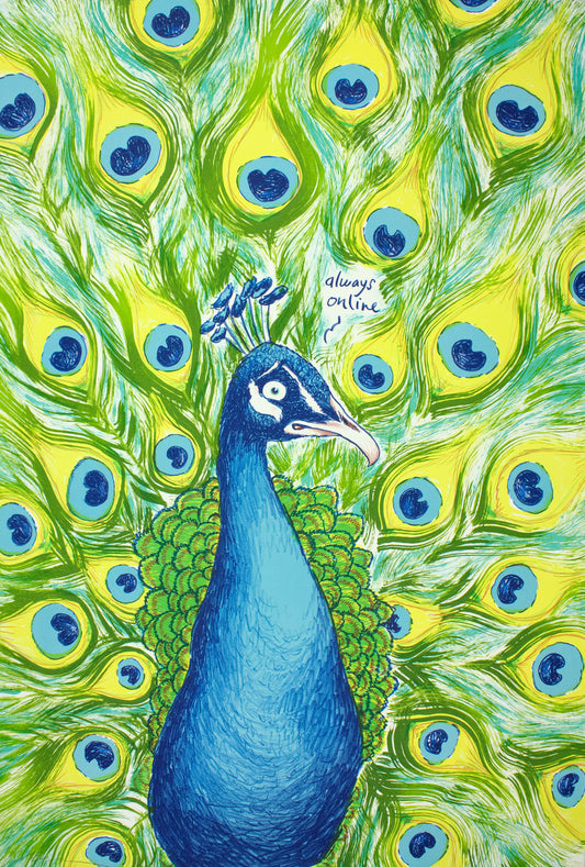 Morgenthaler, Anders, Always online, 100 x 68cm, 62/145, Lithografie