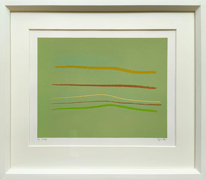 Sprotte, Siegward, Abschied vom Bilde I, 24,8 x 32,2cm, 21/100, Farbserigraphie, 1970