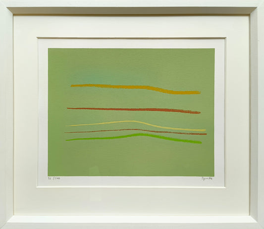 Sprotte, Siegward, Abschied vom Bilde I, 1970, Farbserigraphie Ed. 21/100, 24,8 x 32,2 cm