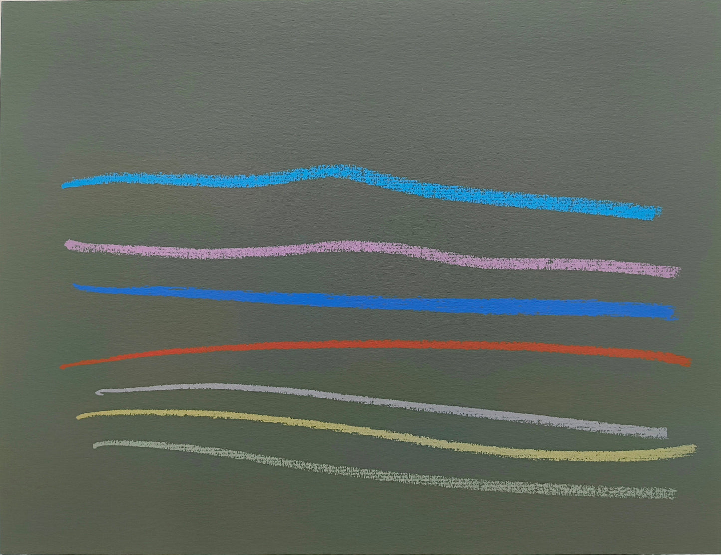 Sprotte, Siegward, Abschied vom Bilde II, 1970, Farbserigraphie Ed. 21/100, 24,9 x 32,4 cm