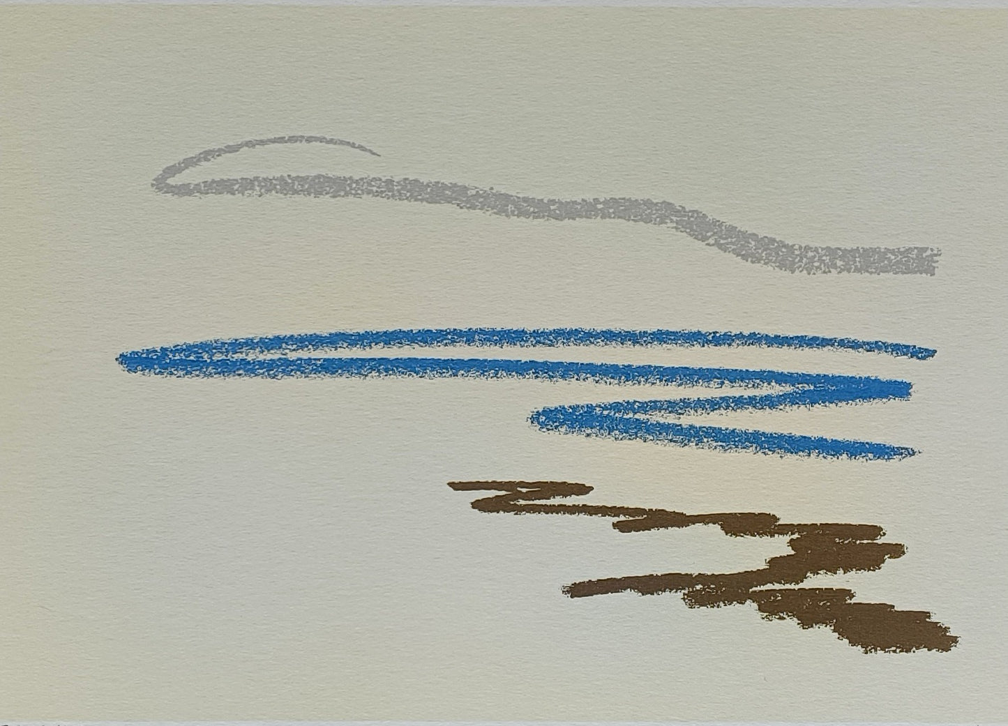 Sprotte, Siegward, Abschied vom Bilde VIII, 1970, Farbserigraphie Ed. 31/100, 17,6 x 25cm