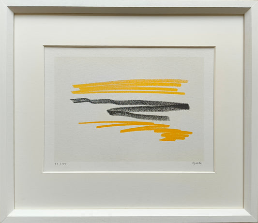 Sprotte, Siegward, Abschied vom Bilde IX, 1970, Farbserigraphie Ed. 21/100, 20,8 x 29,8cm