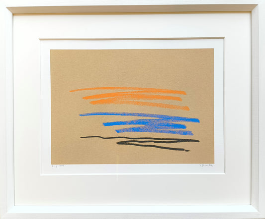 Sprotte, Siegward, Abschied vom Bilde VI, 1970, Farbserigraphie Ed. 31/100, 22,7x32,2cm