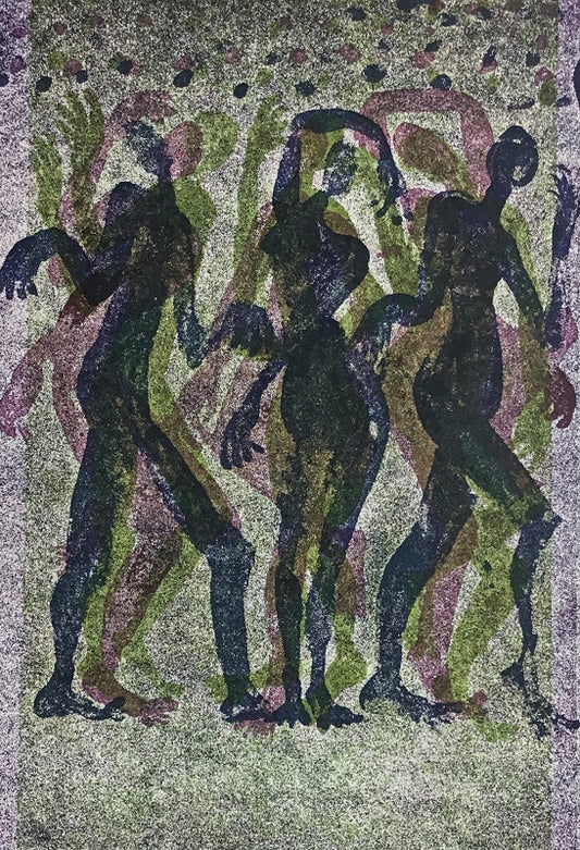 Mott-Dreizler, Gisela, Tanzende, 29 x 20cm, Holzschnitt