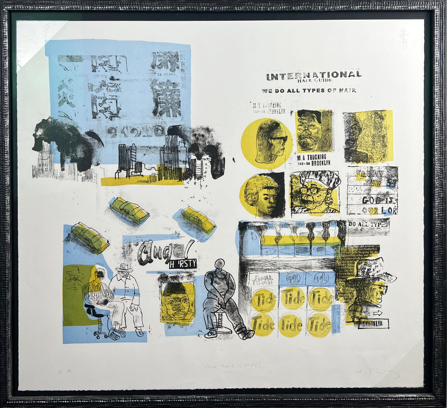 Tchepets, Anja, New York, 57,5 x 52cm, Lithografie