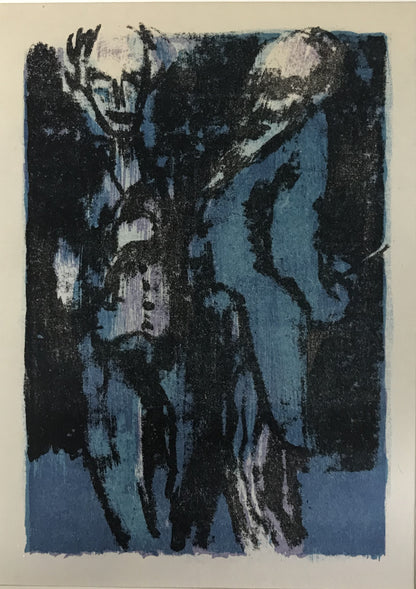Nolde, Emil, Ältere Herren, 16,3 x 11,2cm, Lithografie, 1926