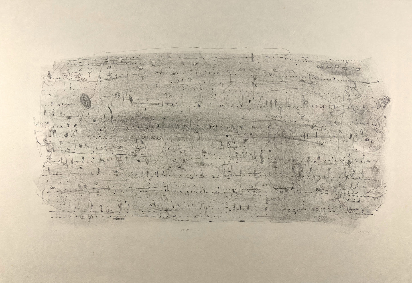 Behrendt, Falko, Nordfriesland II, 33 x 63cm,(e.a.), Lithografie,1993