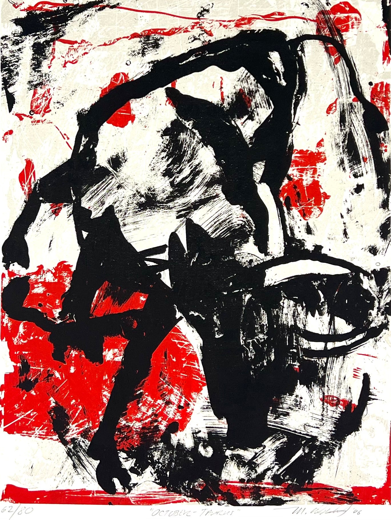 Alsterlind, Mark, Oktober Taurus, 39 x 30cm, 68/80, Siebdruck, 2006