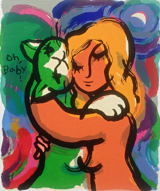 Leu, Michael, Oh, Baby, 24 x 29cm, 37/200, Serigrafie