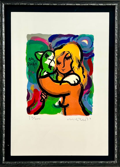 Leu, Michael, Oh, Baby, 24 x 29cm, 37/200, Serigrafie