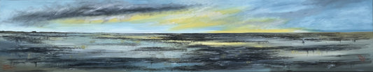 West, Ole, Meereseinsamkeit, 30 x 150cm, Öl auf Leinwand