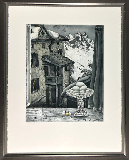 Kressel, Diether, Osterfenster, 49,5 x 39,5cm, 10/10, Radierung