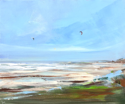 Ramm, Ines, Ostwind, 50 x 60cm, Acrylgemälde
