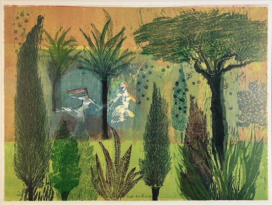 Mott-Dreizler, Gisela, Paradies, 48 x 64,5cm, Holzschnitt