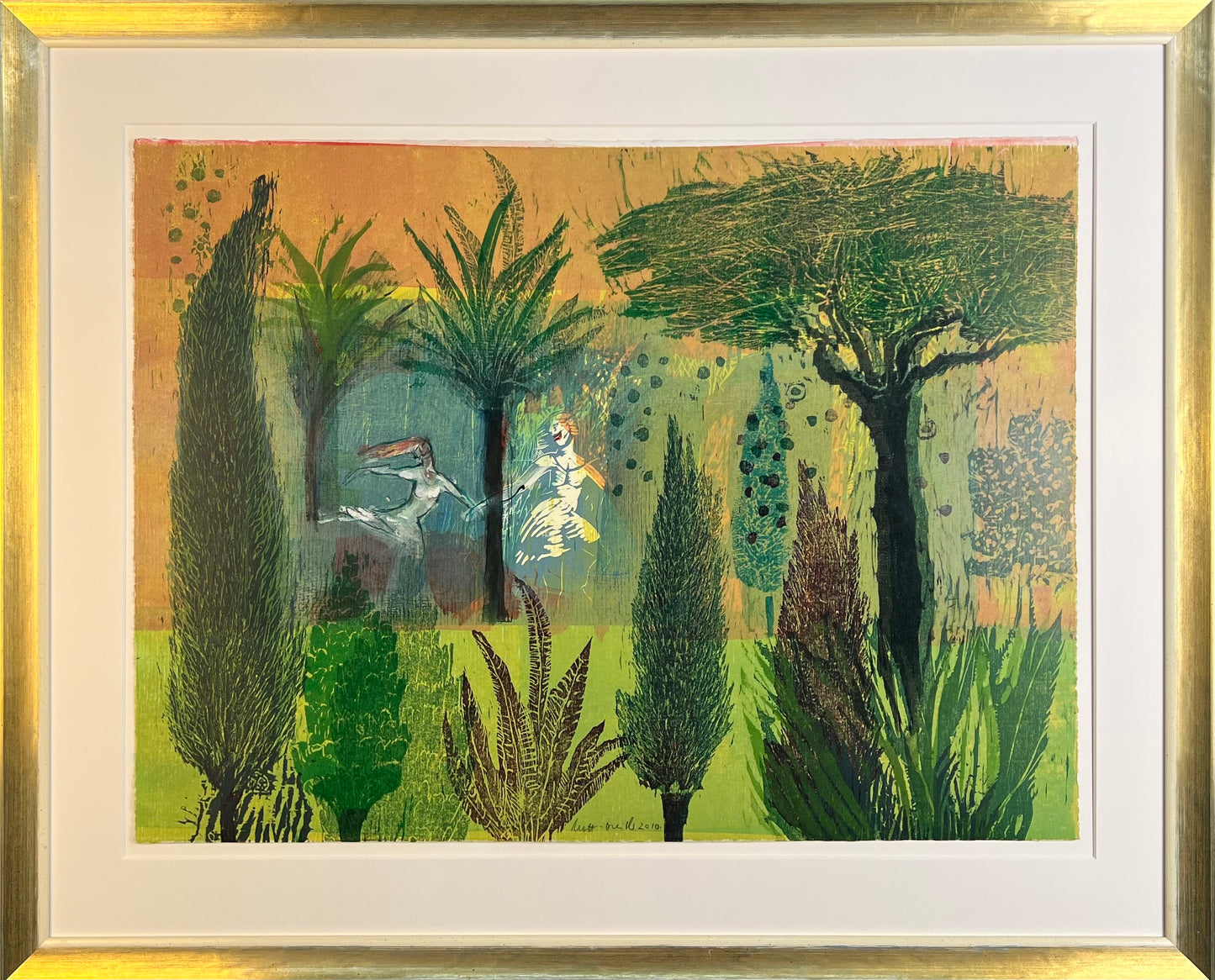 Mott-Dreizler, Gisela, Paradies, 48 x 64,5cm, Holzschnitt