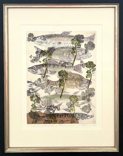 Beckmann, Otto, Im Petersilienwald, 33,2 x 24,7cm, e.a., Radierung