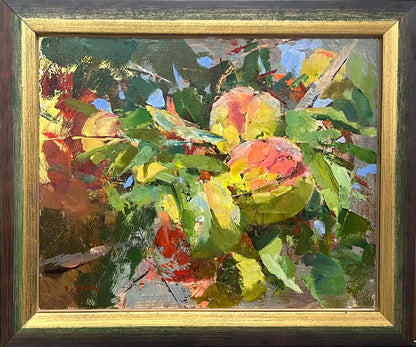 Wirtz, Björn, Pfirsichduft, 24 x 30cm, Ölgemälde