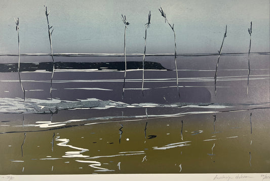 Nesterova, Anastasiya, Pricken, 56 x 86cm, e.a., Holzschnitt, 2024