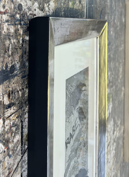 Mott-Dreizler, Gisela, Rabe I, 30 x 16 cm, Linolschnitt