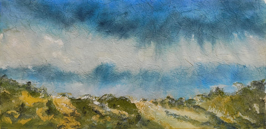 Radeloff, Jens, Dünen I SPO, Aquarell auf Japan, 32 x 61 cm