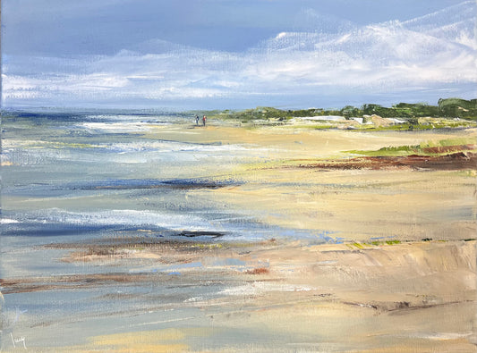 Ramm, Ines, Beach, 30 x 40cm, Ölgemälde