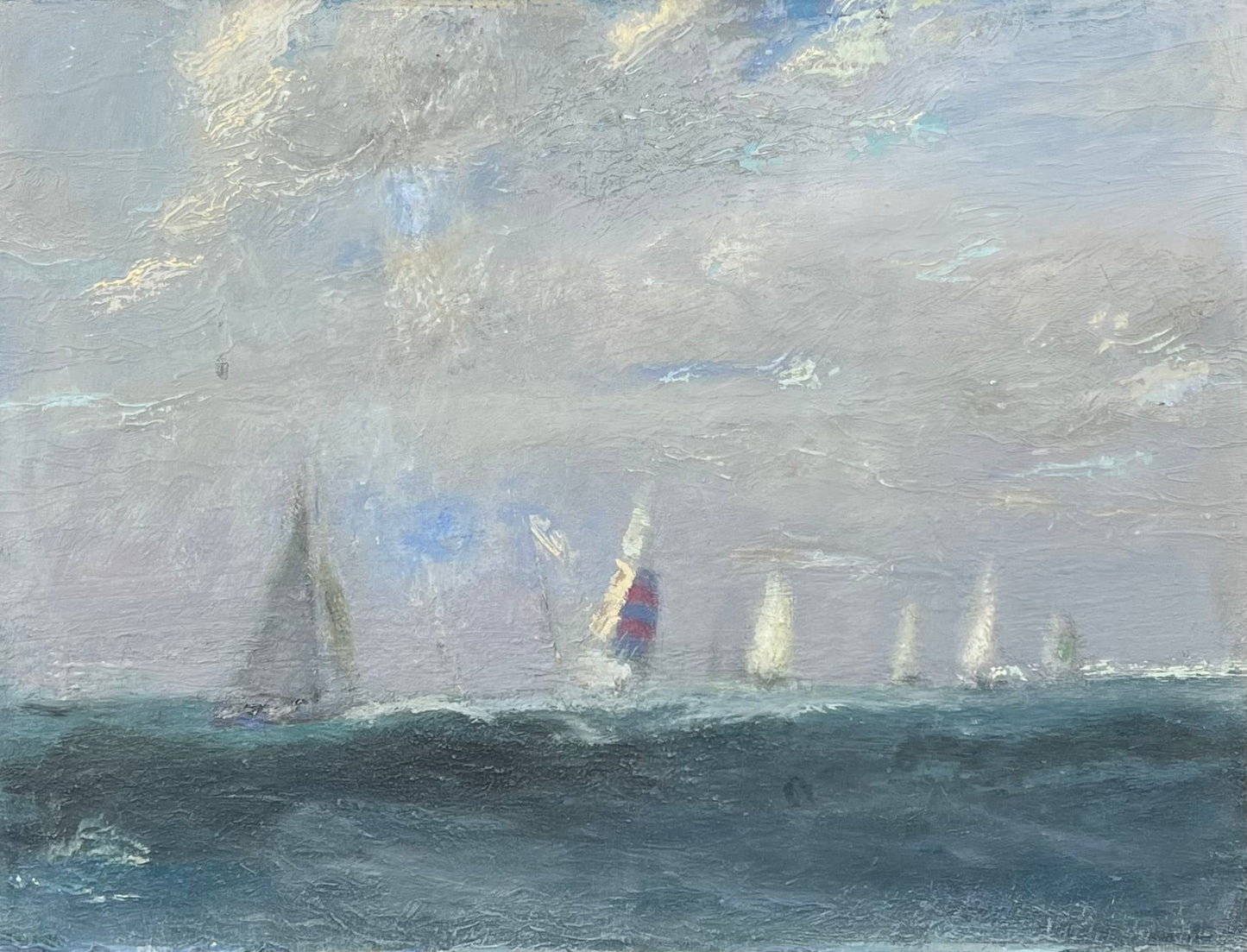 Feyen, Harald, Regatta, 30 x 40cm, Ölgemälde